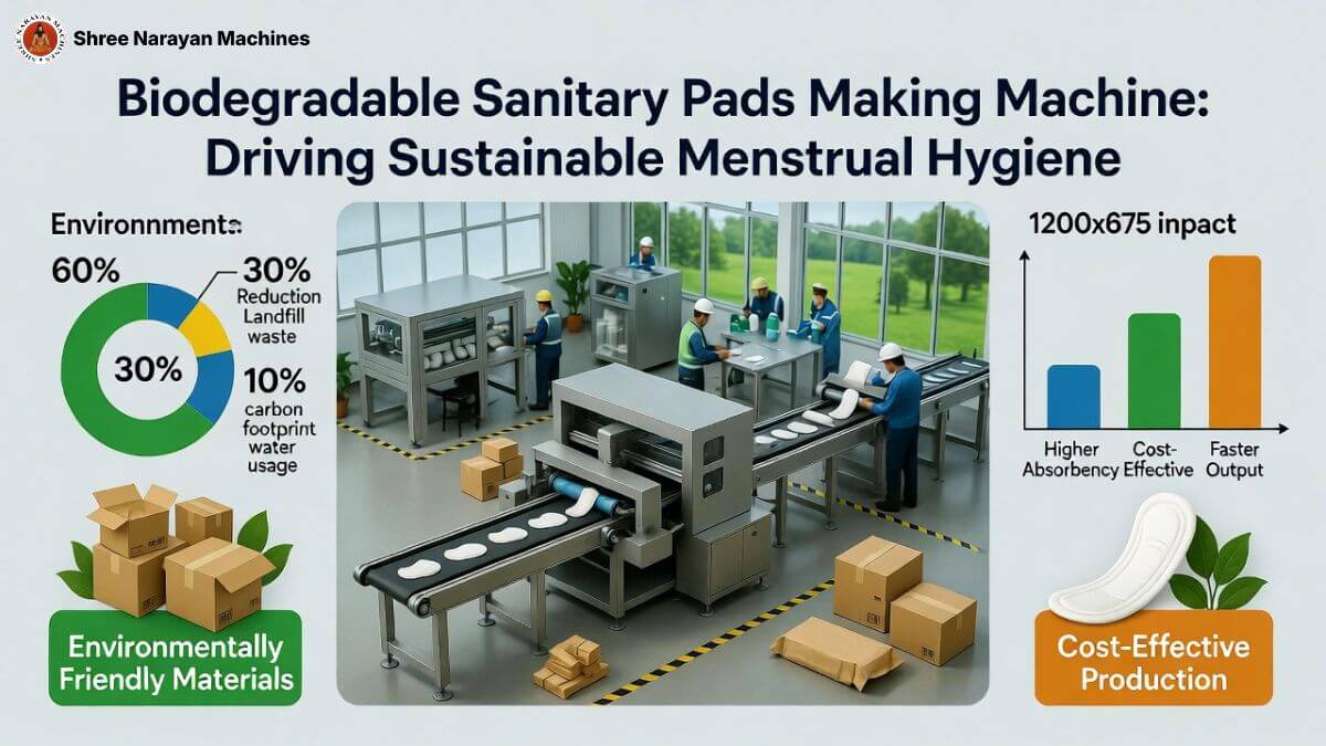 Biodegradable Sanitary Pads Making Machine
